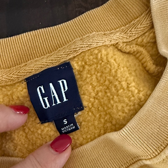 GAP Golden Yellow Sweatshirt and Joggers Set Small New - Picture 3 of 5